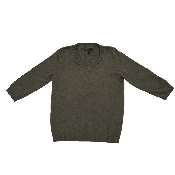 Banana Republic olive green Winter Blend Wool Cashmere blend Sweater X small - Picture 1 of 6